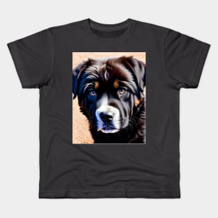 Tibetan Mastiff Puppy 08 Kids T-Shirt